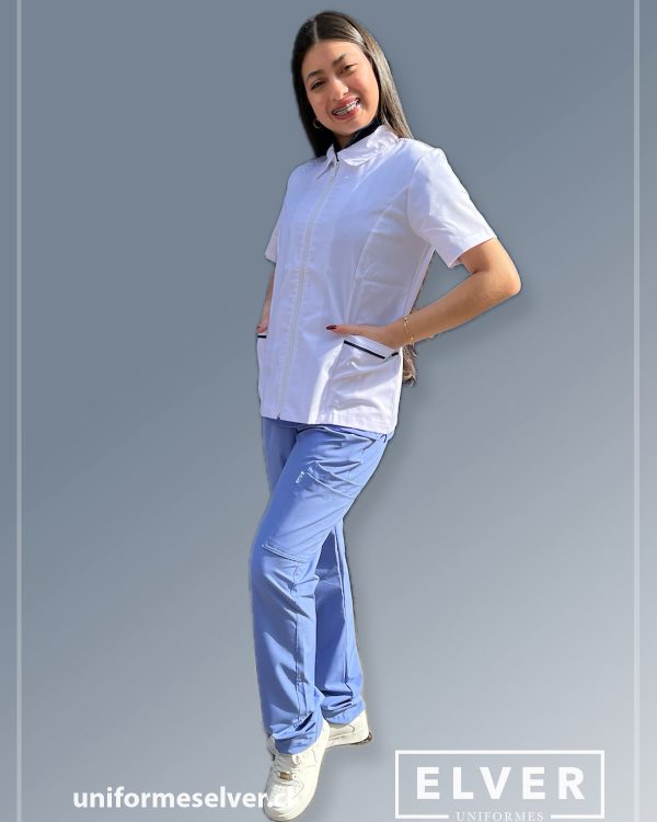 Uniforme Clínico / Yoi (Odontología Unap) Cuello Alto